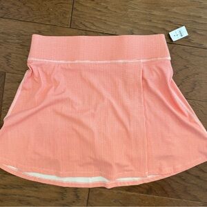 NWT Lou & Grey Coral Gingham Skirt Shorts
